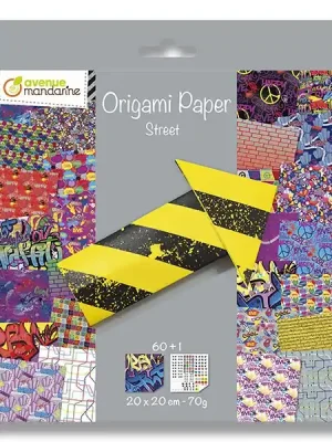 Avenue Mandarine Origami Street art - sada papírů - 60 listů Dokud Zásoby Vydrží