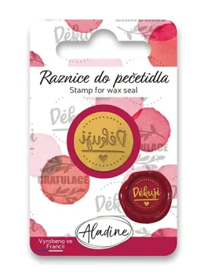 Aladine - pečetidlo - děkuji Omezená Nabídka