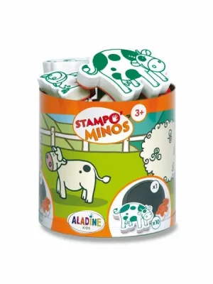 Aladine Stampo Minos - razítka - 10 ks, Domácí zvířátka Ihned K Objednání