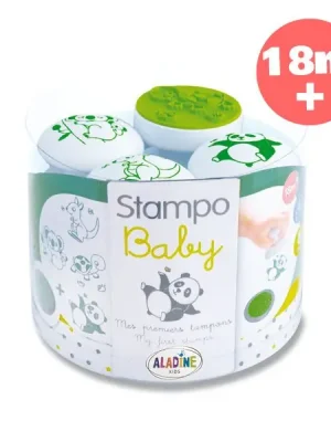 Aladine Stampo Baby - razítka - Zvířátka z daleka Nová Kolekce