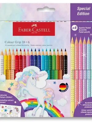 Aktuální Faber-Castell Colour Grip Unicorn - pastelky - 24 ks, souprava