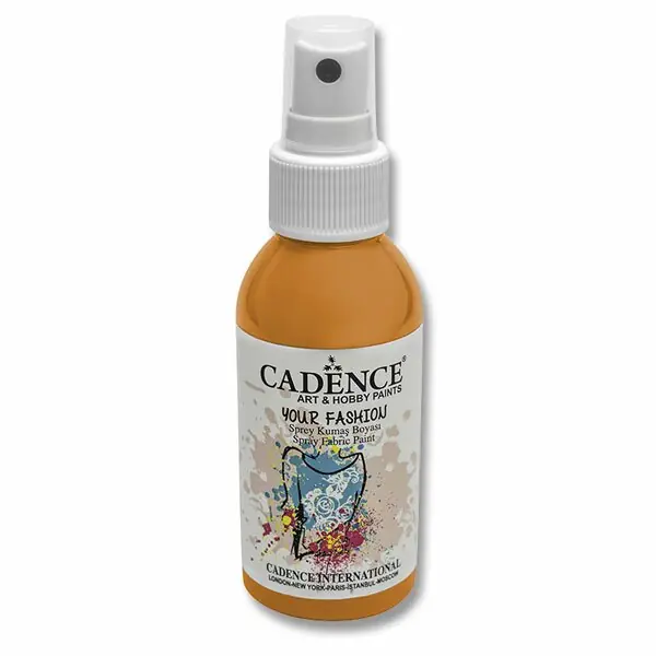 Cadence Your Fashion - barvy na textil - 100 ml, oranžová Značkový