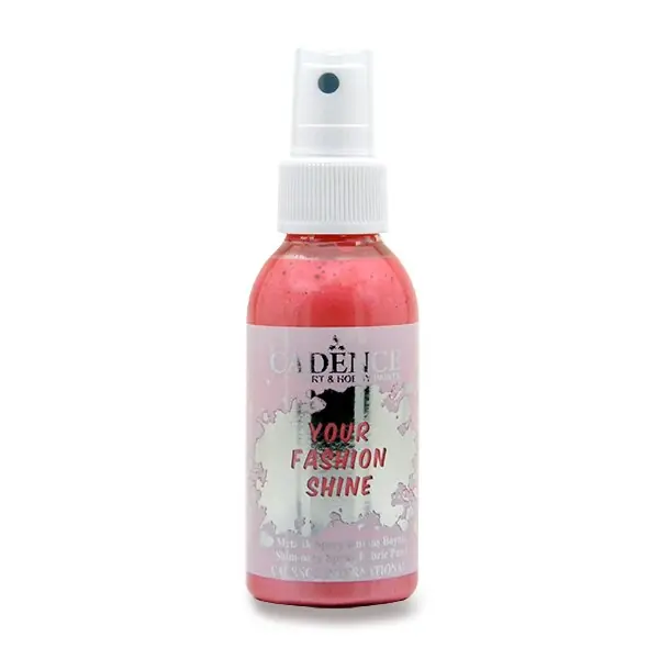 Nejlepší Volba Cadence Your Fashion Shine - barvy na textil - 100 ml, červená