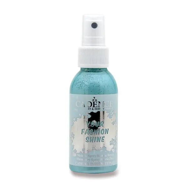 Akční Nabídka Cadence Your Fashion Shine - barvy na textil - 100 ml, tyrkysová