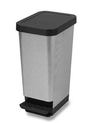 Aktuální CEP Take a Break - pedálový odpadkový koš - karbonový, 45 l
