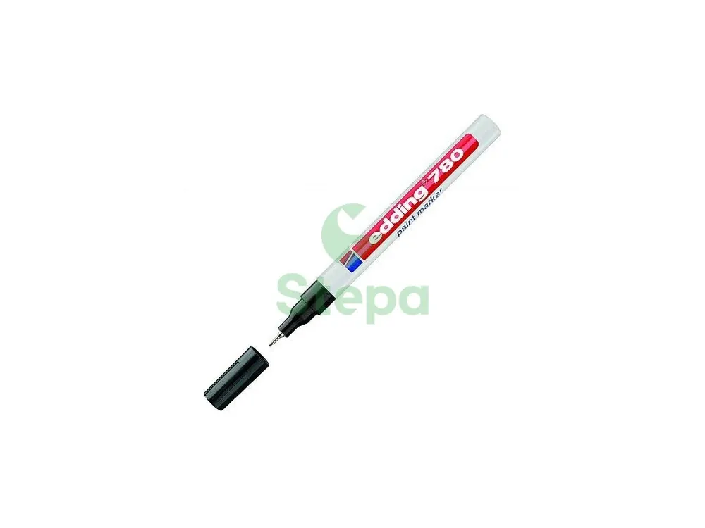 Pouze Dnes Popisovač lakový edding 780 černý - na kov 0,8mm Stepa
