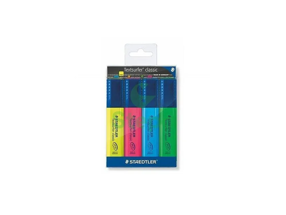 Zvýrazňovač STAEDTLER 364 WP/4 sada Stepa Bezpečná Platba