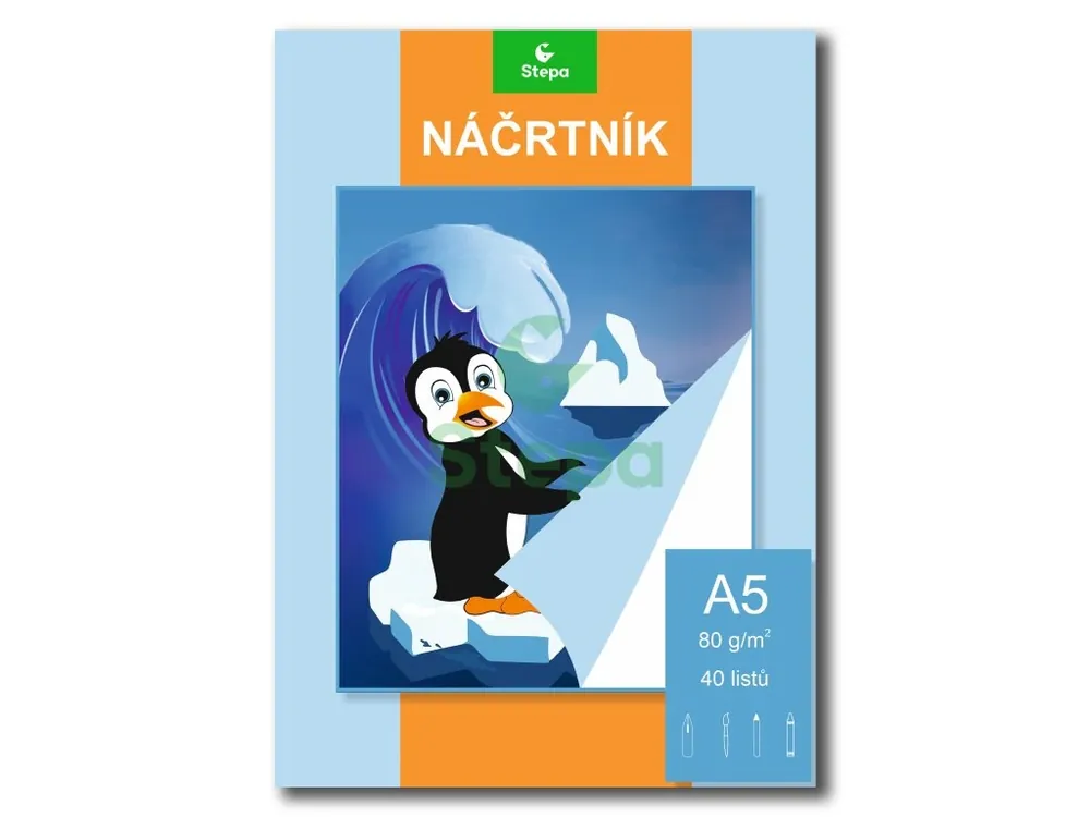 Náčrtník - A5 (40 listů) Stepa Dokud Zásoby Vydrží