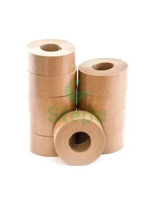 Zvlhčovací papírová lepicí páska 40mm x 200m Stepa Zlevněný