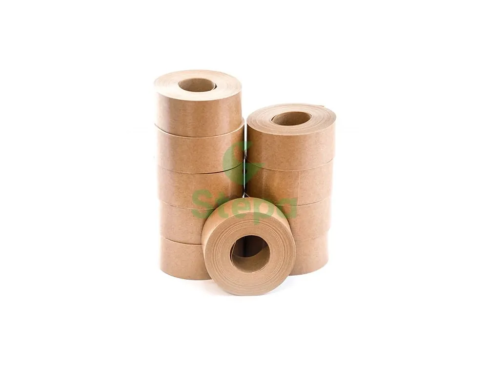 Aktuální Zvlhčovací papírová lepicí páska 80mm x 200m Stepa