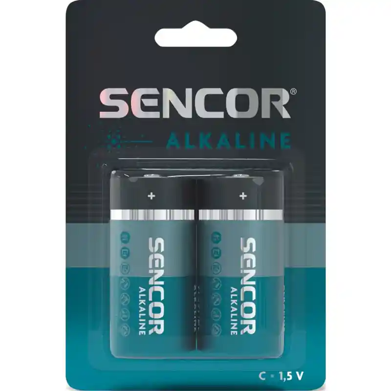 Alkalická baterie LR14 Sencor (Poprokan.cz) Originální