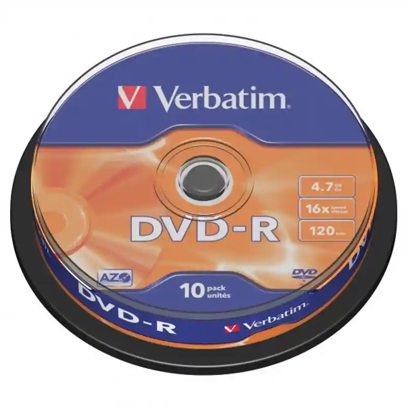 Poslední Šance Verbatim DVD-R 4.7GB 16x 10ks (Poprokan.cz)