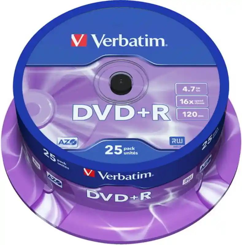 Verbatim DVD+R 4.7GB 16x 25 ks (Poprokan.cz) Omezená Nabídka