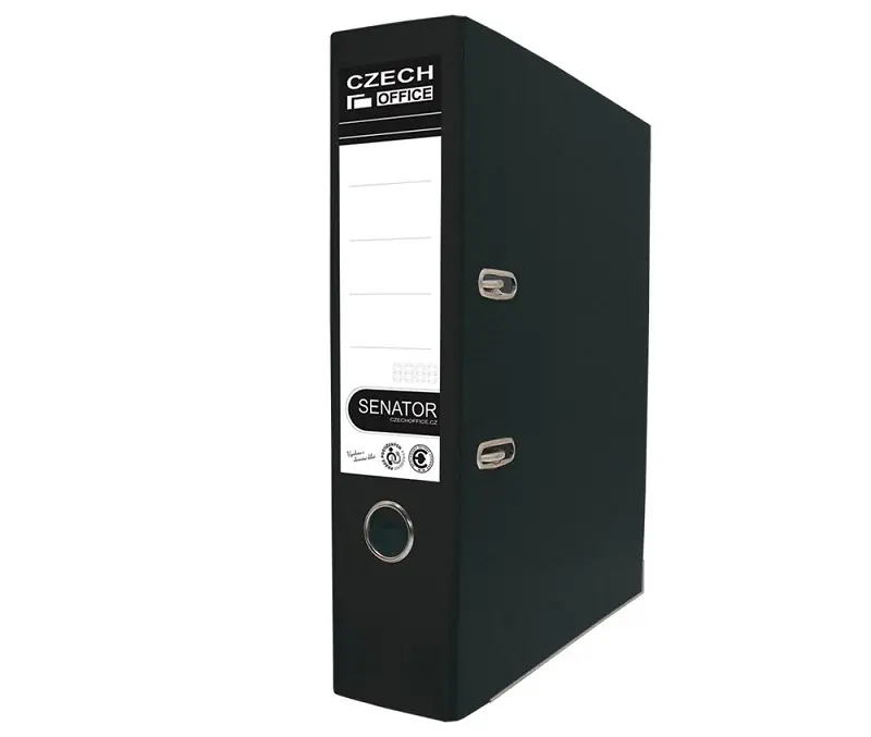Akční Nabídka Pákový pořadač A4 50mm Senator Caesar Office prešpán černý (Poprokan.cz)