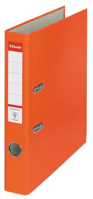 Pákový pořadač A4 50mm PP Esselte Economy oranžový (Poprokan.cz) Originální