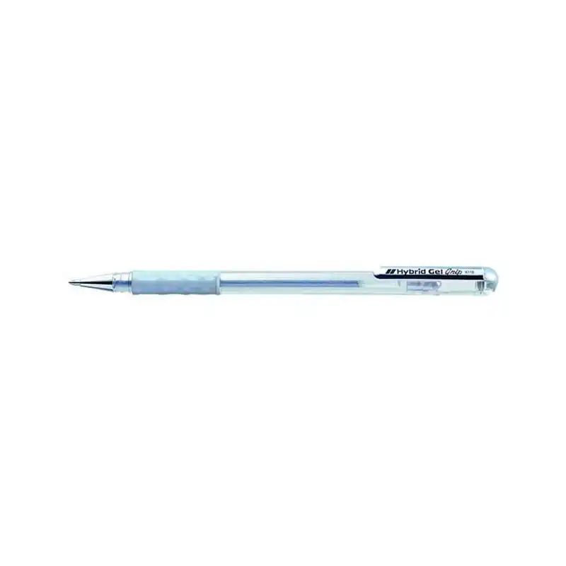 Gelový roller Pentel hybrid K118 stříbrný (Poprokan.cz) Poslední Šance