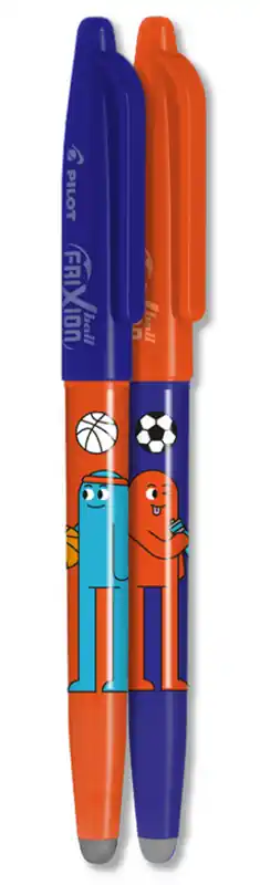 Výhodná Nabídka Gumovací roller Pilot FriXion Ball Friends 2ks modrý/oranžový (Poprokan.cz)