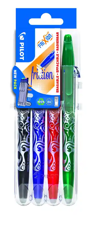Sada gumovacích rollerů Pilot Frixion Ball 0.7 M 4ks (Poprokan.cz) Nejlepší Volba