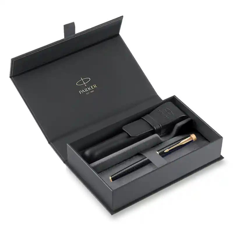 Sada plncí pero Parker IM Premium Black GT a pouzdro (Poprokan.cz) Poslední Šance