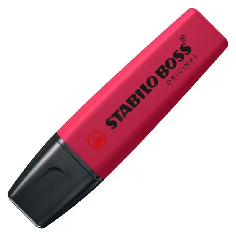 Zvýrazňovač Stabilo Boss bordó (Poprokan.cz) Levný