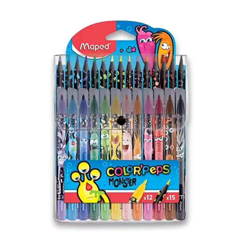 Autentický Popisovače a pastelky Maped Color‘Peps Monster (Poprokan.cz)