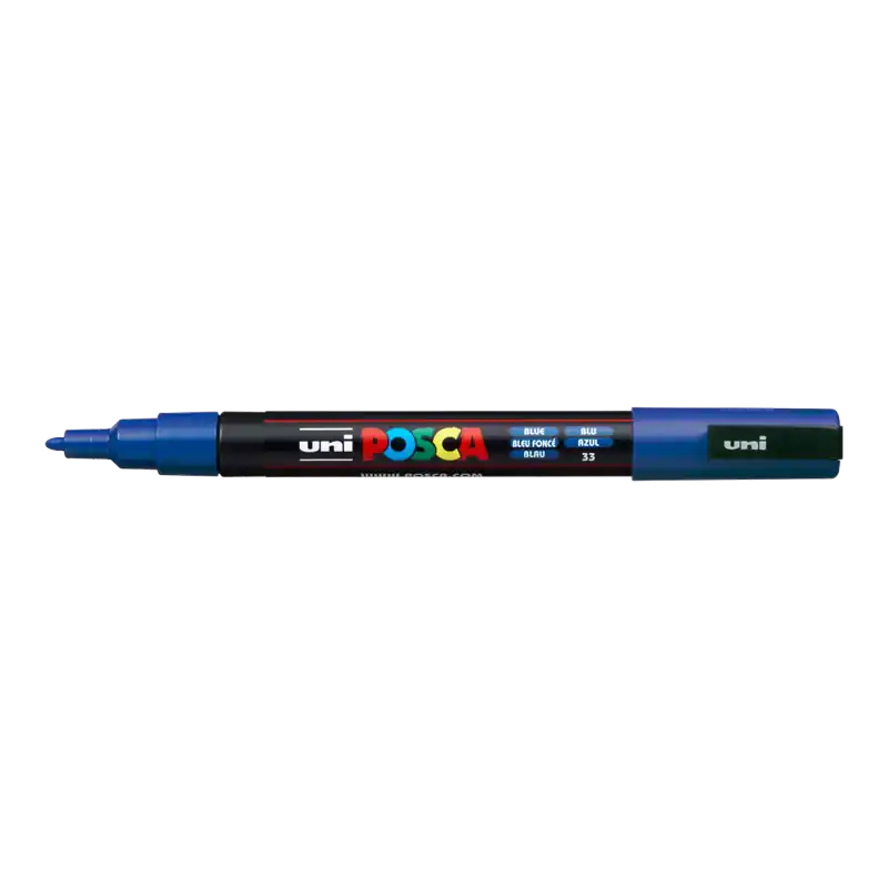 Akční Cena Popisovač POSCA PC-3M modrý (Poprokan.cz)