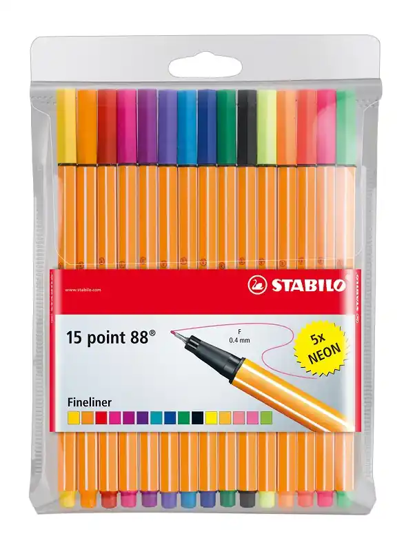 Liner Stabilo point 88 sada 15ks (Poprokan.cz) Nejprodávanější