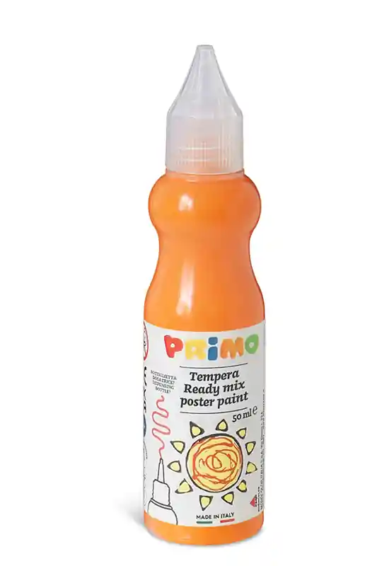 Dokud Zásoby Vydrží Temperová barva 3D Primo 50ml s tenkým hrotem oranžová (Poprokan.cz)