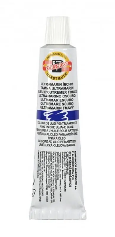 Vysoce Kvalitní Olejová barva Koh-i-noor 16ml ultramarin tmavý (Poprokan.cz)
