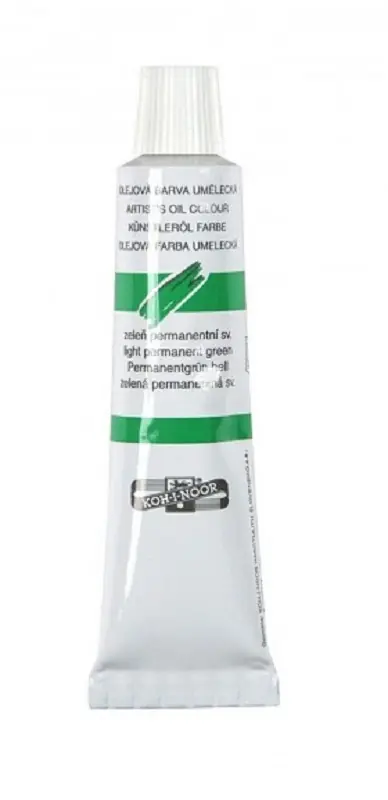 Olejová barva Koh-i-noor 16ml zeleň permanentní světlá (Poprokan.cz) Originální