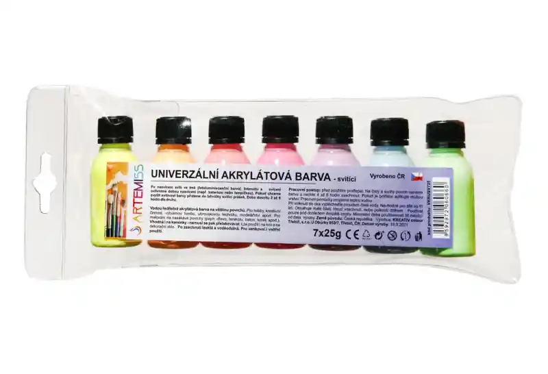 Dokud Zásoby Vydrží Sada univerzálních barev 7x25g fosforové (Poprokan.cz)