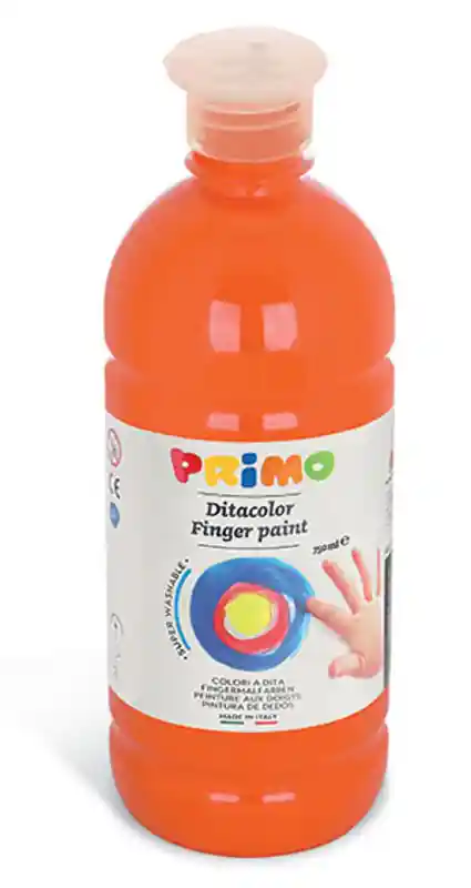 Dokud Zásoby Vydrží Prstová barva Primo 750ml oranžová (Poprokan.cz)