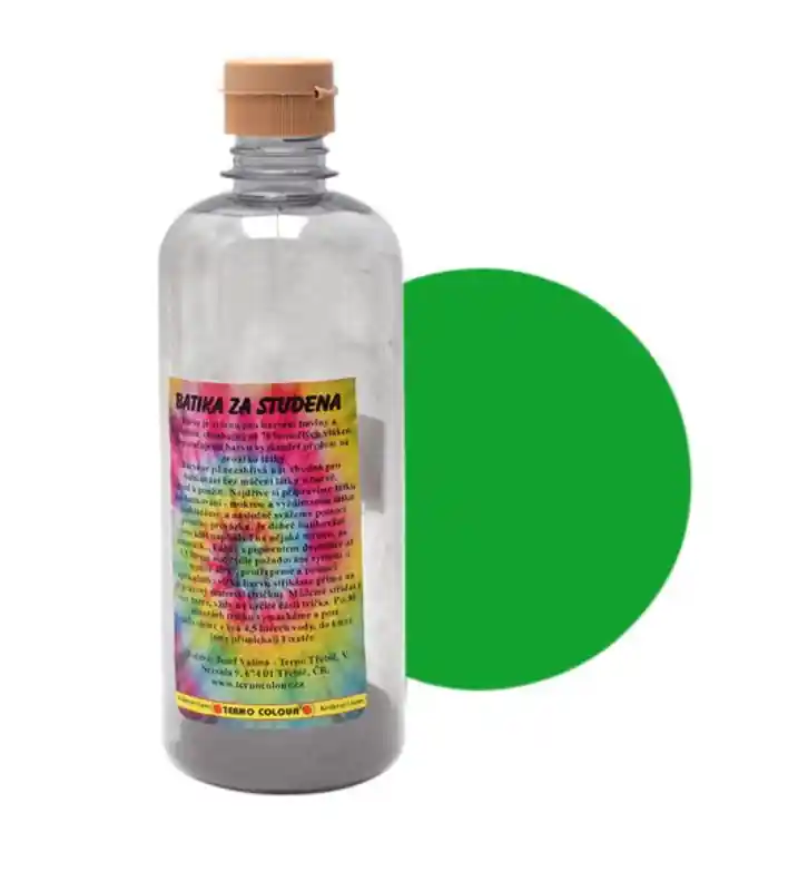 Batika za studena Terno 30g v láhvi 500ml smaragdová zelená (Poprokan.cz) Horká Nabídka