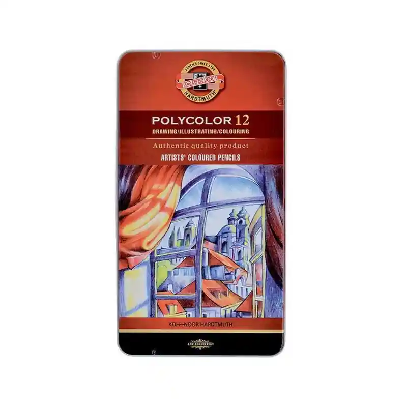 Umělecké pastelky Koh-i-noor 3822 Polycolor 12ks (Poprokan.cz) Speciální Cena