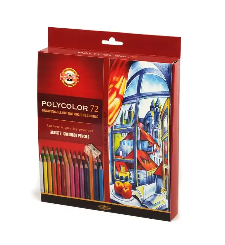 Autentický Umělecké pastelky Koh-i-noor 3837 Polycolor 72ks (Poprokan.cz)