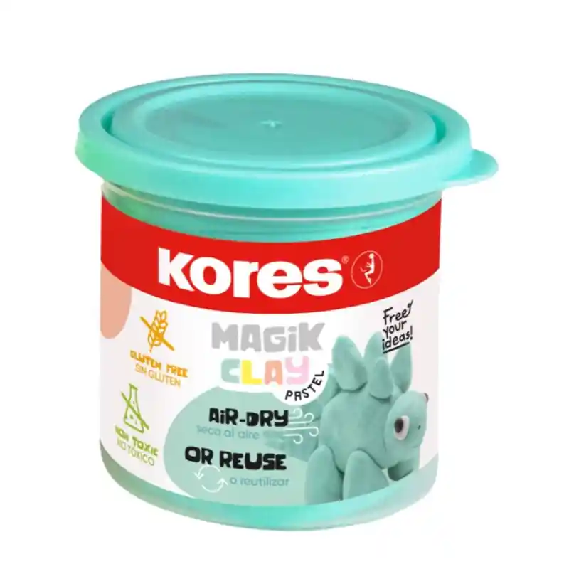 Modelovací hmota Kores Magik Clay Pastel 40g tyrkysová (Poprokan.cz) Odeslání Ihned