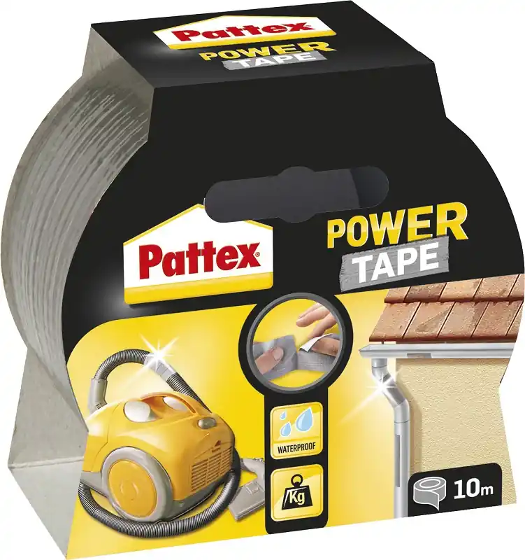 Lepicí páska 50mmx25m Pattex Power Tape stříbrná voděodolná (Poprokan.cz) Expresní Doručení