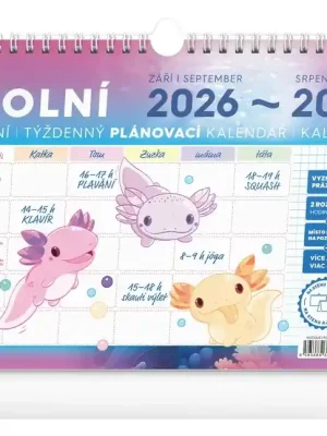 Stolní kalendář 2026 / 27 Školní plánovací (Poprokan.cz) Tovární Cena