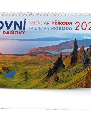 Aktuální Stolní kalendář 2027 daňový Příroda (Poprokan.cz)