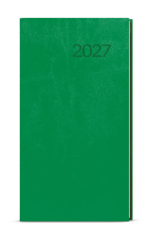 Levný Diář 2027 týdenní kapesní Jakub-Vivella zelený (Poprokan.cz)